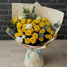 Букет цветов из:  Розы в Гаевской