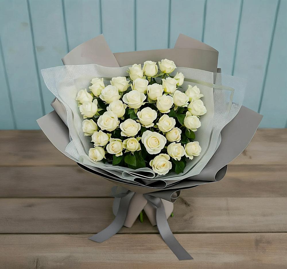 Букет Белоснежная нежность в Гаевской