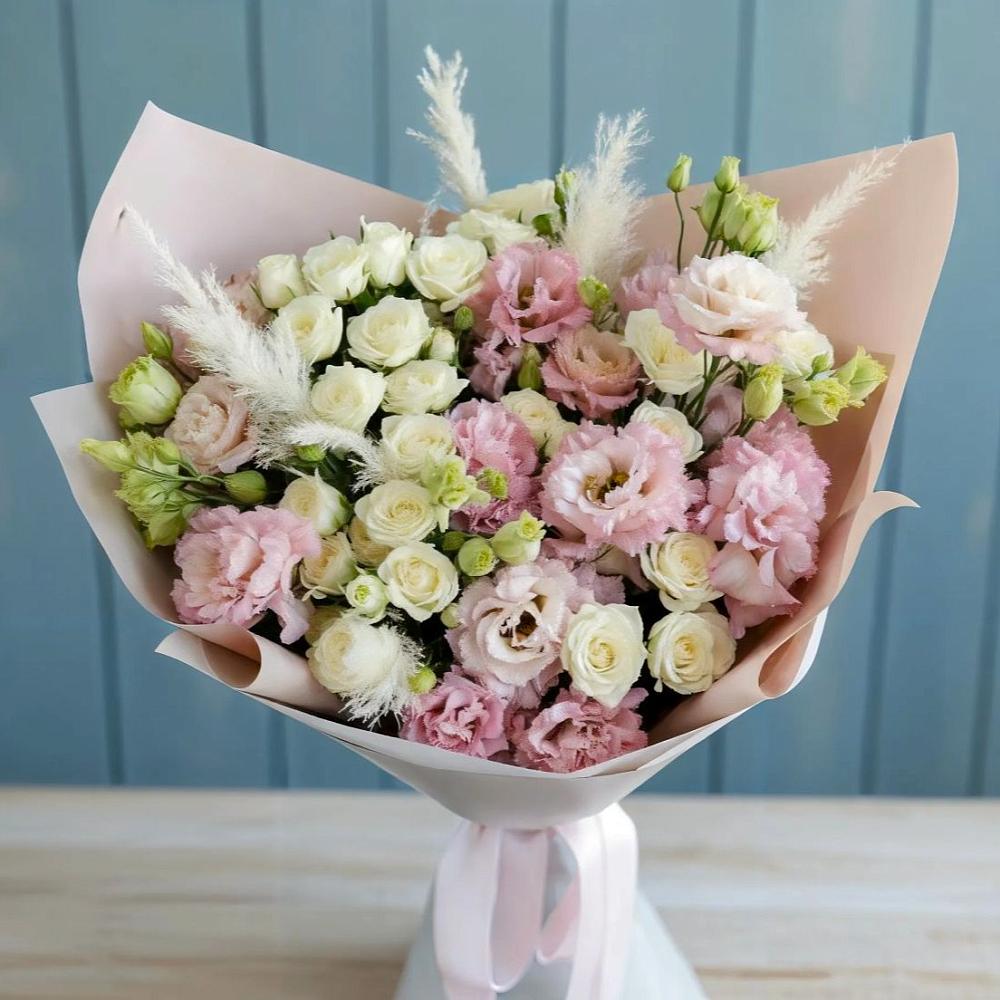 Букет цветов из: Альстромерии и Розы в Гаевской