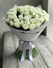 Букет 35 Белых роз #REPLACE_PRED# Гаевской