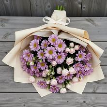 Букет цветов из:  Розы и Хризантемы в Гаевской