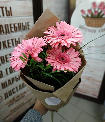 Букет цветов из: Герберы в Гаевской