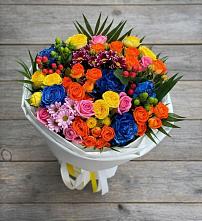 Букет цветов из:  Розы и Хризантемы в Гаевской