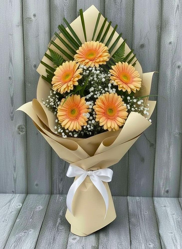 Букет цветов из: Герберы в Гаевской