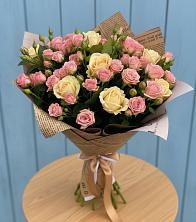 Букет цветов из:  Розы в Гаевской