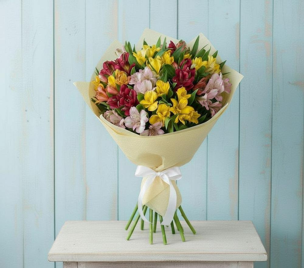 Букет цветов из: Альстромерии в Гаевской