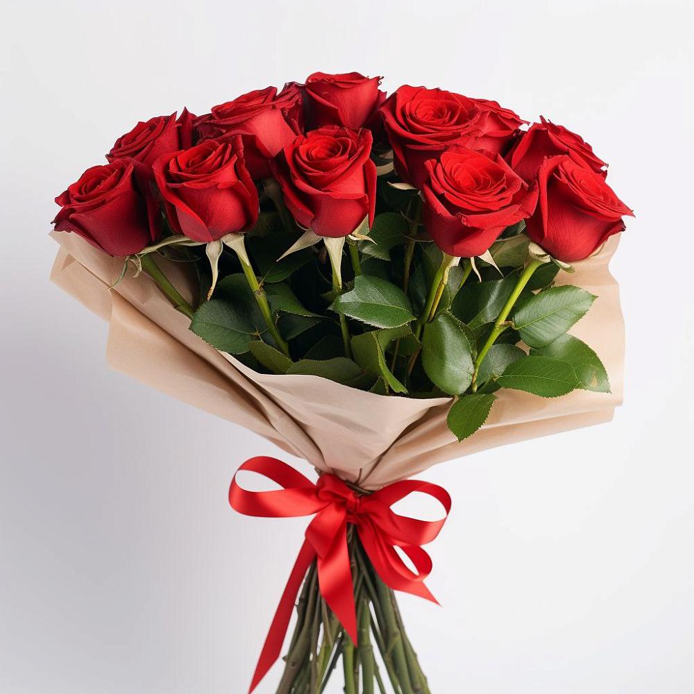 Букет 11 Красных роз Эдлесс Лав в Гаевской